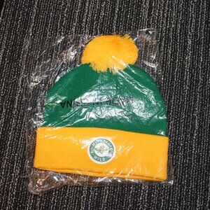 Youth NHL Minnesota Wild Pompom Beanie - Kids Size (New)